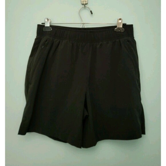 GIRLFRIEND COLLECTIVE Trail Shorts 2 In 1 Womens S Black 6.5" Inseam Bike Hiking - Picture 1 of 8